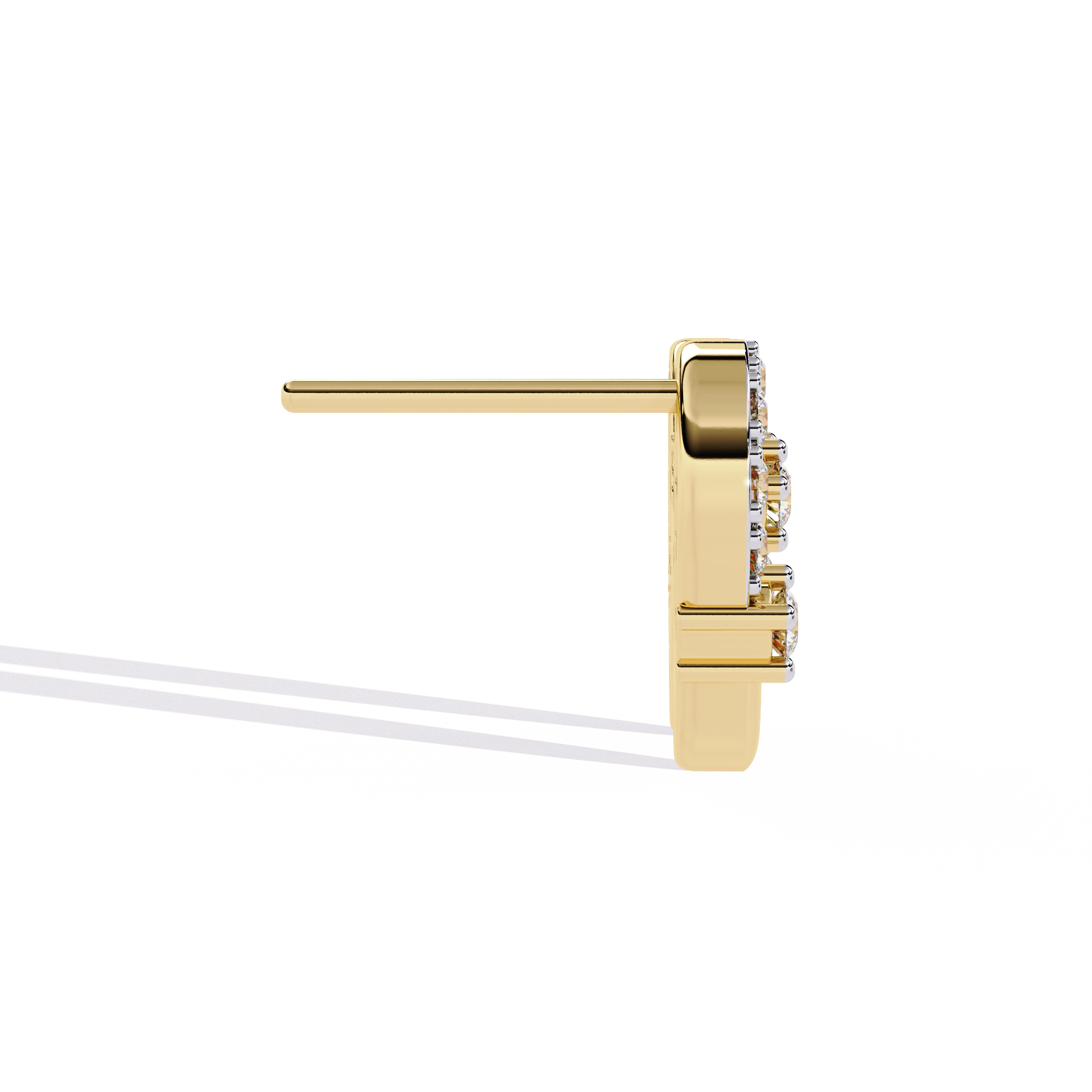 Shop Now Eternal Link Natural Diamond Studs | Solitairekart